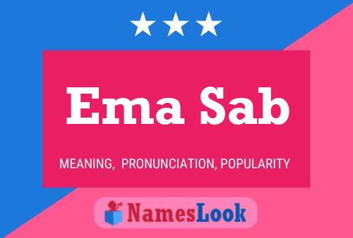 Ema Sab Name Poster