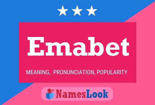 Emabet Name Poster