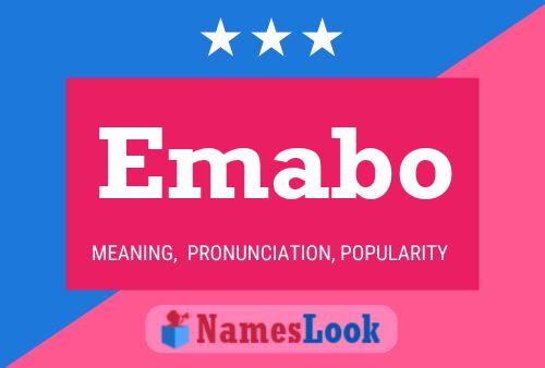 Emabo Name Poster