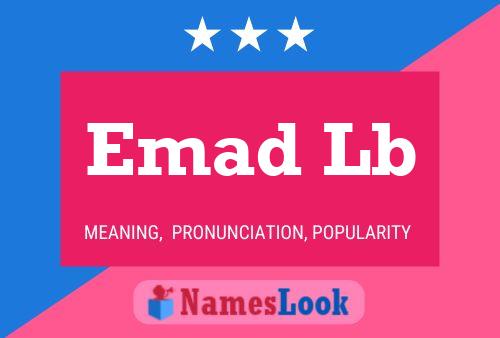 Emad Lb Name Poster