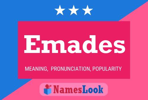 Emades Name Poster