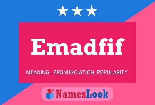 Emadfif Name Poster