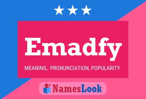 Emadfy Name Poster