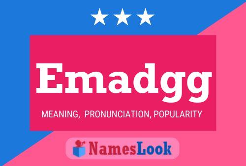 Emadgg Name Poster