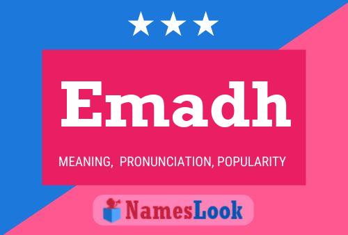 Emadh Name Poster