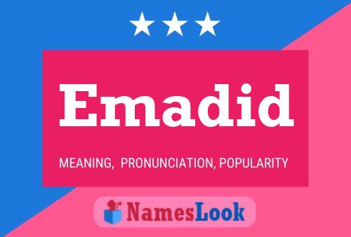 Emadid Name Poster