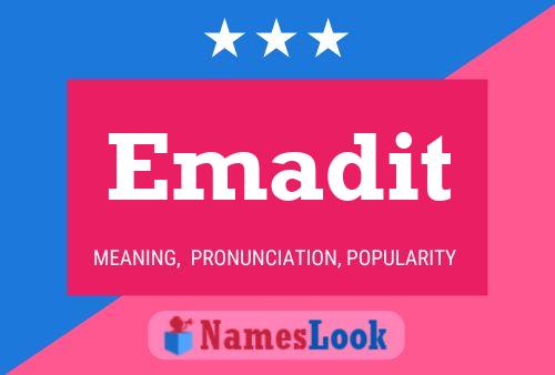 Emadit Name Poster