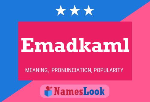 Emadkaml Name Poster