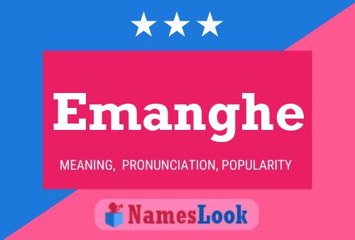 Emanghe Name Poster