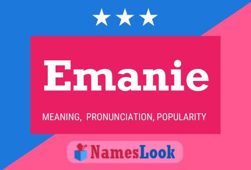 Emanie Name Poster