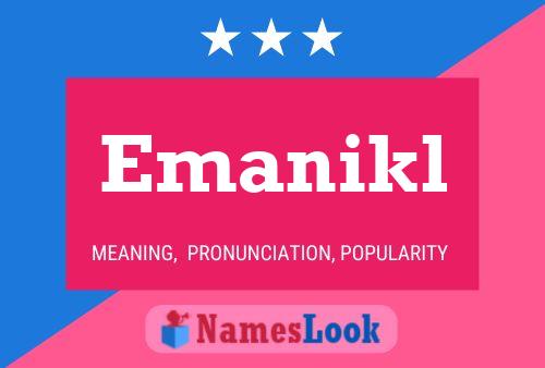 Emanikl Name Poster