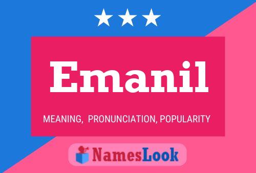 Emanil Name Poster