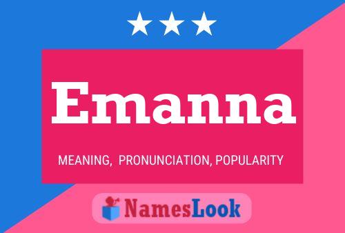 Emanna Name Poster