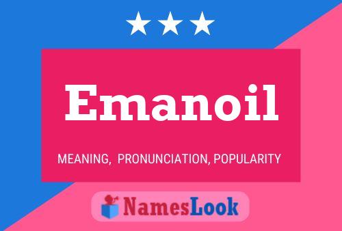 Emanoil Name Poster