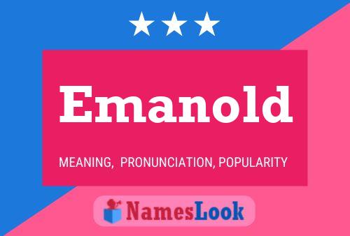 Emanold Name Poster