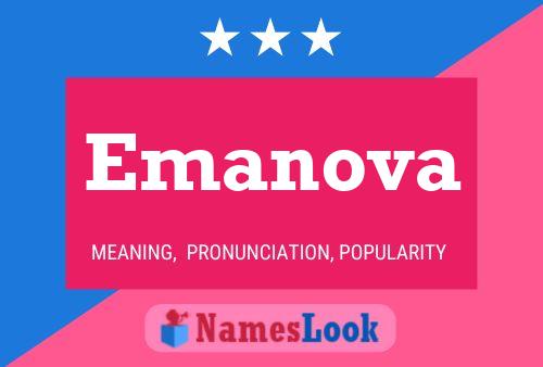 Emanova Name Poster