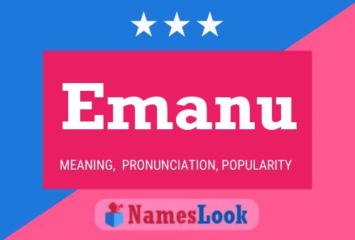 Emanu Name Poster