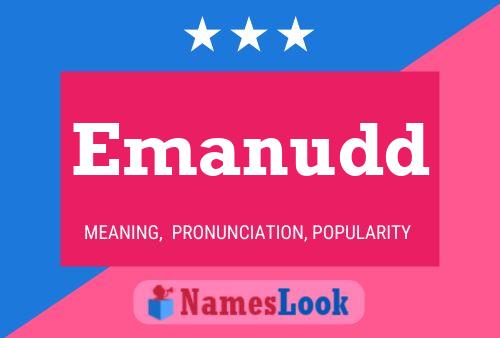 Emanudd Name Poster