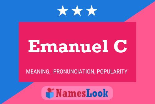 Emanuel C Name Poster