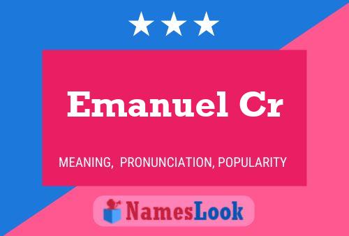 Emanuel Cr Name Poster