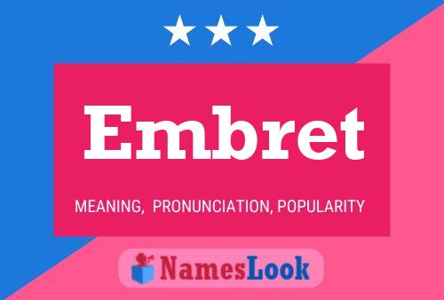 Embret Name Poster