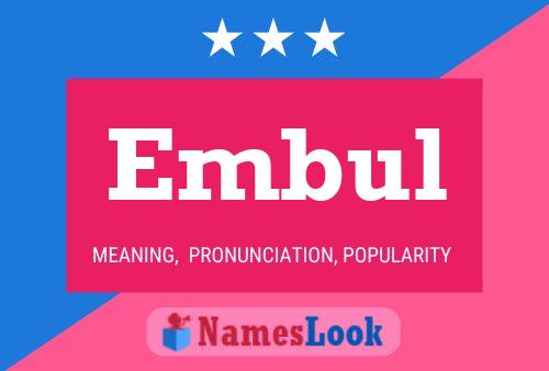 Embul Name Poster