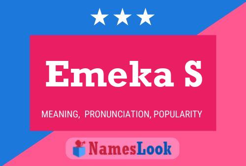 Emeka S Name Poster