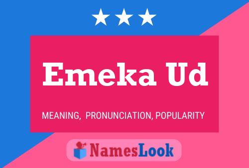 Emeka Ud Name Poster