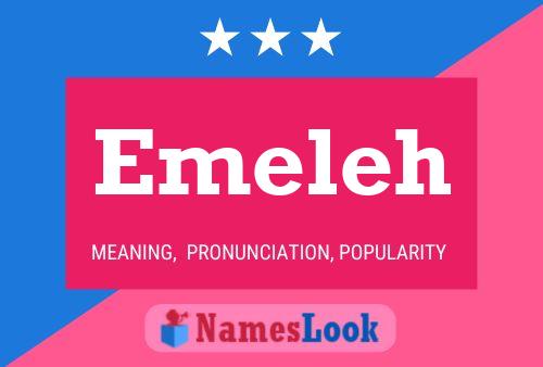 Emeleh Name Poster