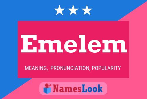 Emelem Name Poster