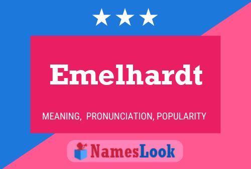 Emelhardt Name Poster