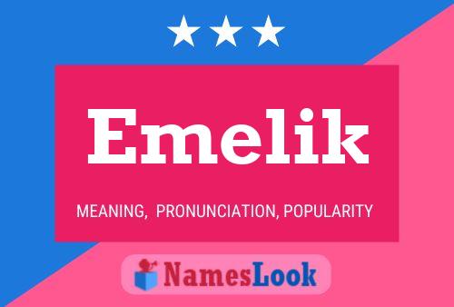 Emelik Name Poster