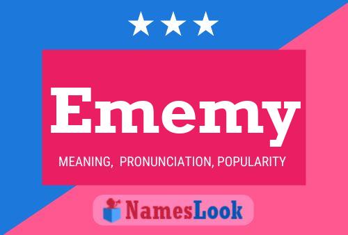 Ememy Name Poster