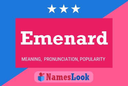 Emenard Name Poster