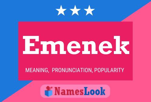 Emenek Name Poster