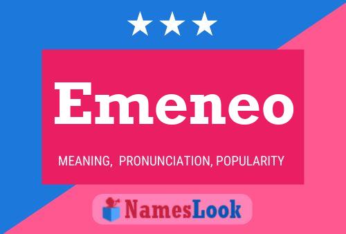 Emeneo Name Poster