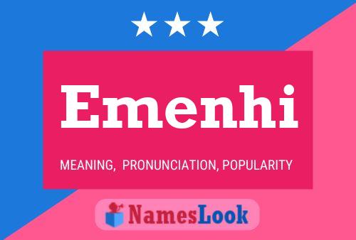 Emenhi Name Poster