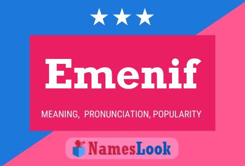 Emenif Name Poster