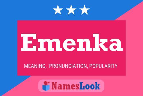 Emenka Name Poster