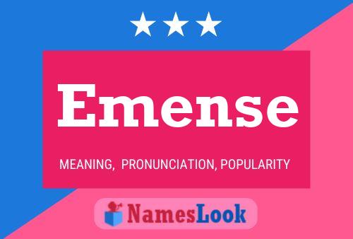 Emense Name Poster