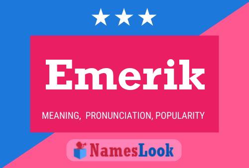 Emerik Name Poster