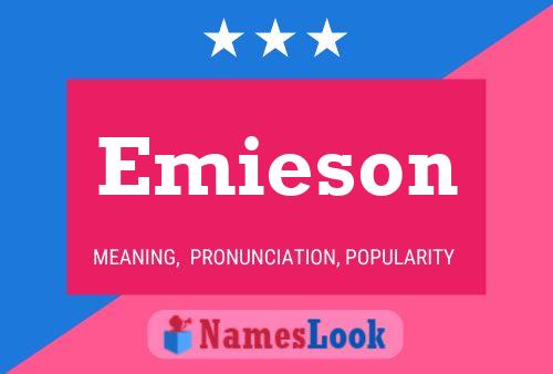 Emieson Name Poster