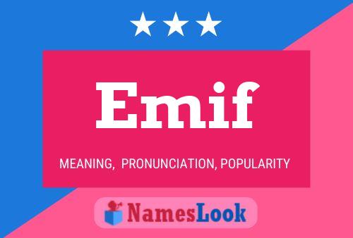 Emif Name Poster