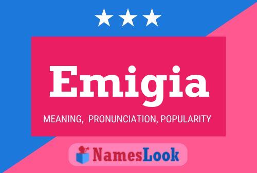 Emigia Name Poster