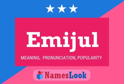 Emijul Name Poster