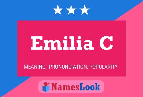 Emilia C Name Poster