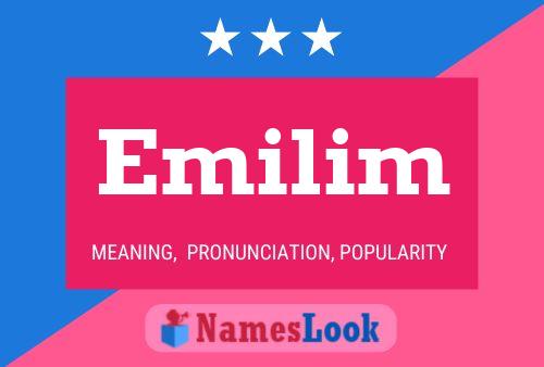 Emilim Name Poster