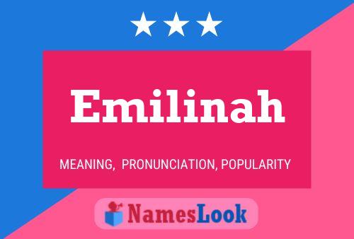 Emilinah Name Poster