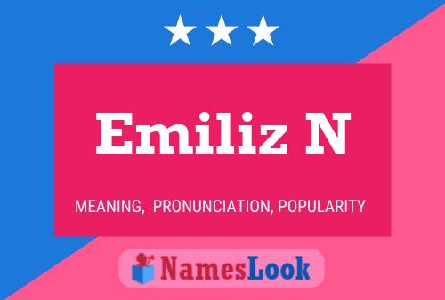 Emiliz N Name Poster