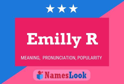 Emilly R Name Poster